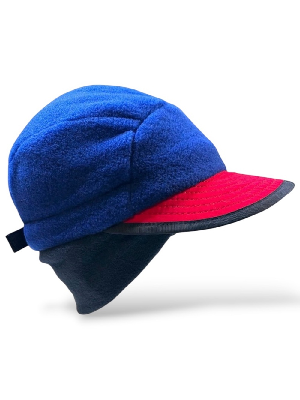 Vintage Patagonia Synchilla Duckbill Fleece Hat Blue Ribbon USA Made Medium